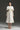 Taffeta Lace Midi Dress With Mini Cape