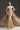 Beige Floral Mesh Lace Strapless Mermaid Dress