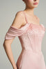 Mini Corset Dress Ruffled Sleeves With Radiant Crystal Embellishment