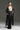 White Silk Square Crisscross Strapless Column Dress with Black Silk Taffeta